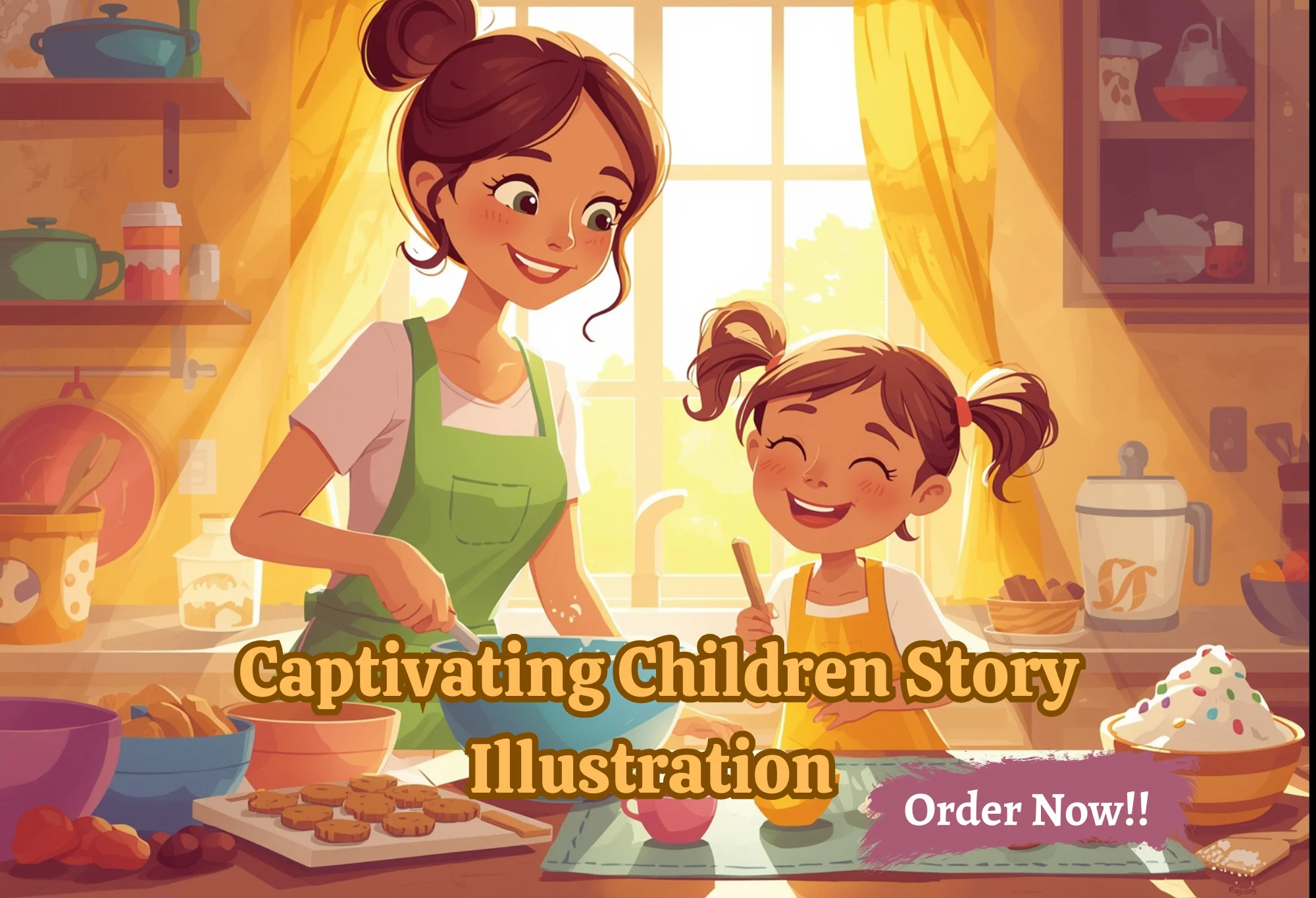 Children Story Book Illustration